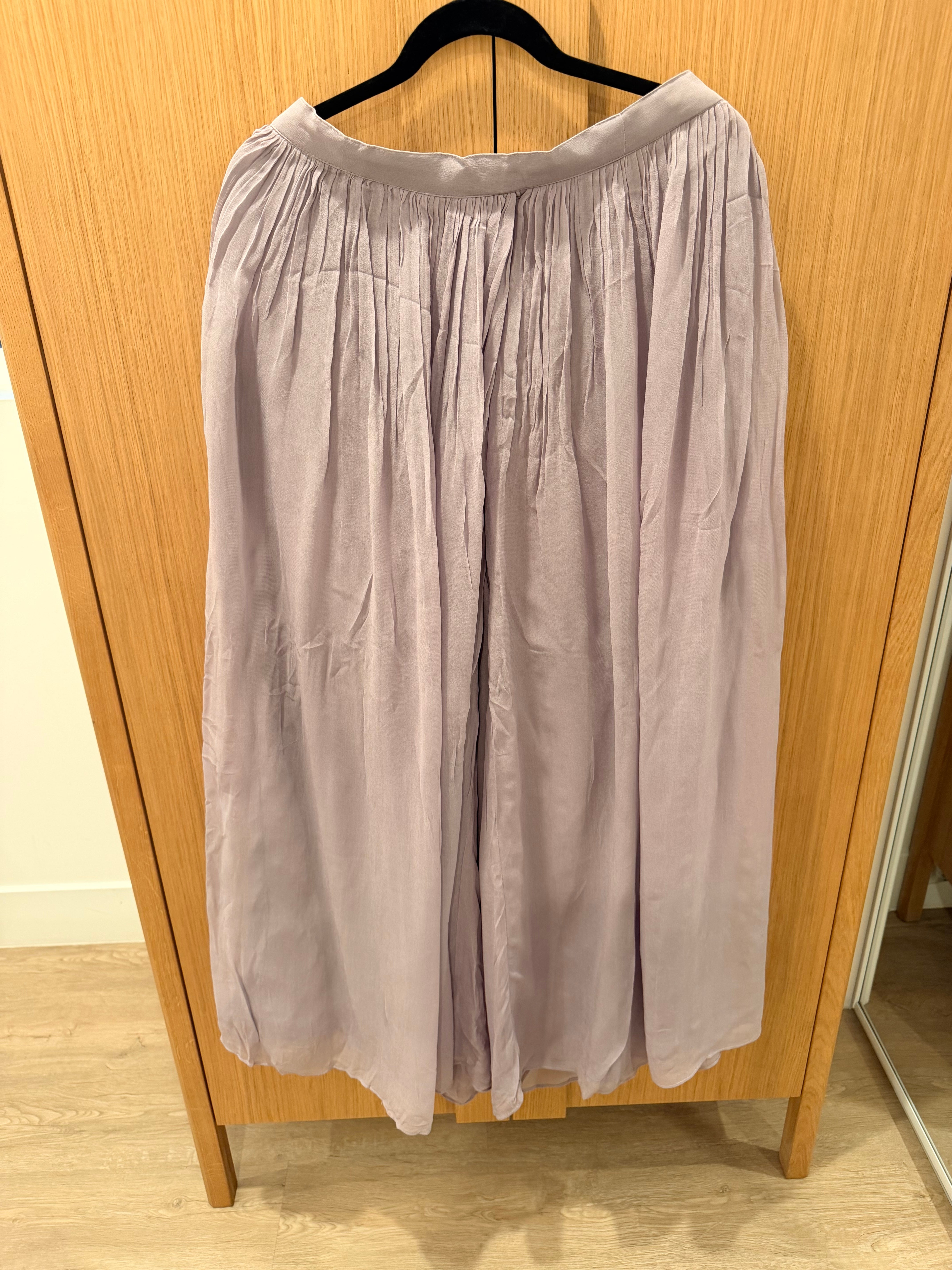 NEW Lilac Mirror Work Cape Sharara Set